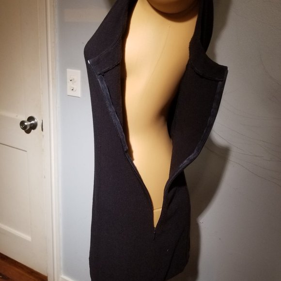 Emporio Armani black wool mini dress or tunic - Picture 5 of 9